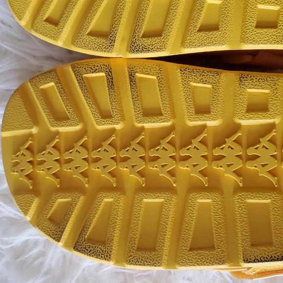 Kappa Unisex 222 Banda Mitel 4 Yellow-White Sandal Slide Size 9 - Picture 9 of 12